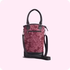 Insulated Designer Wine Tote - Vineyard
