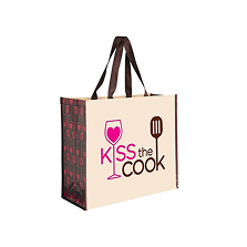 Reusable Bag - Kiss the Cook Large