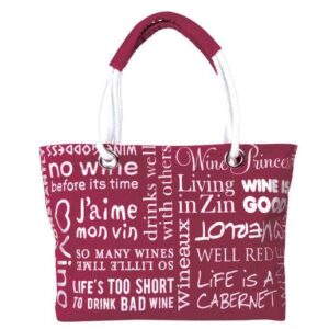 Shoulder Bag - Wine Words